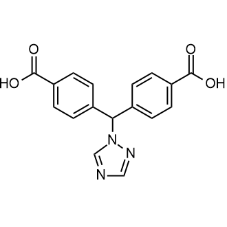 4,4'-(1H-1,2,4-Triazol-1-ylmethylene)bis[benzoic acid] Chemical Structure