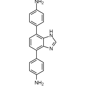 4,4'-(1H-Benzo[d]imidazole-4,7-diyl)dianiline التركيب الكيميائي