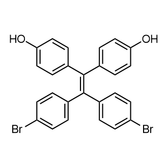 4,4'-(2,2-Bis(4-bromophenyl)ethene-1,1-diyl)diphenol Chemical Structure