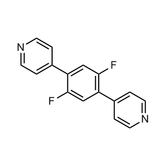 4,4'-(2,5-Difluoro-1,4-phenylene)dipyridine Chemical Structure