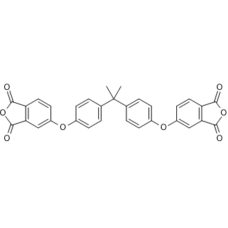 4,4'-(4,4'-Isopropylidenediphenoxy)diphthalic anhydride Chemische Struktur