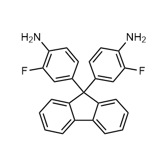 4,4'-(9H-Fluorene-9,9-diyl)bis(2-fluoroaniline) التركيب الكيميائي