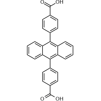 4,4'-(Anthracene-9,10-diyl)dibenzoic acid Chemical Structure