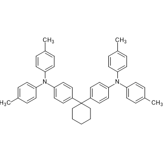 4,4'-(Cyclohexane-1,1-diyl)bis(N,N-di-p-tolylaniline) 化学構造