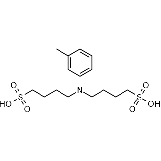 4,4'-(m-Tolylazanediyl)bis(butane-1-sulfonic acid) Chemical Structure