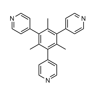 4,4',4''-(2,4,6-Trimethylbenzene-1,3,5-triyl)tripyridine التركيب الكيميائي