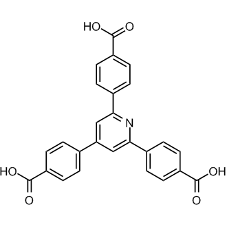 4,4',4''-(Pyridine-2,4,6-triyl)tribenzoic acid Chemische Struktur