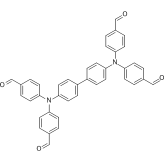 4,4',4'',4'''-([1,1'-Biphenyl]-4,4'-diylbis(azanetriyl))tetrabenzaldehyde التركيب الكيميائي