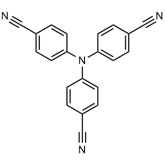 4,4',4''-Nitrilotribenzonitrile 化学構造