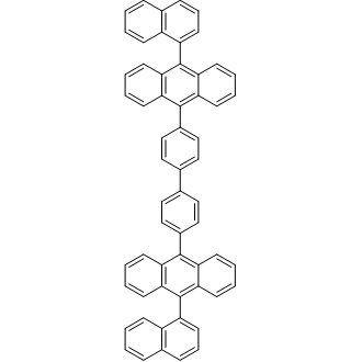 4,4'-Bis(10-(naphthalen-1-yl)anthracen-9-yl)-1,1'-biphenyl Chemical Structure