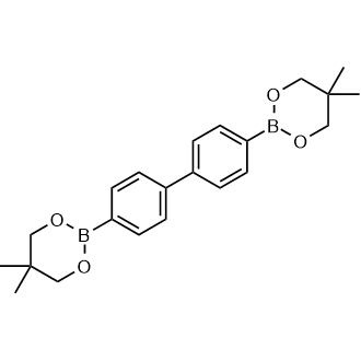 4,4'-Bis(5,5-dimethyl-1,3,2-dioxaborinan-2-yl)biphenyl Chemical Structure