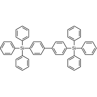 4,4'-Bis(triphenylsilyl)-1,1'-biphenyl 化学構造