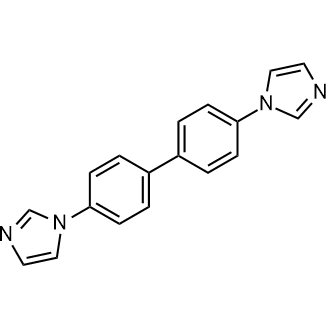 4,4'-Di(1H-imidazol-1-yl)-1,1'-biphenyl Chemical Structure