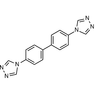 4,4'-Di(4H-1,2,4-triazol-4-yl)-1,1'-biphenyl التركيب الكيميائي