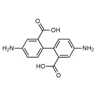 4,4'-Diamino-[1,1'-biphenyl]-2,2'-dicarboxylic acid Chemical Structure