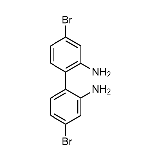 4,4'-Dibromo-[1,1'-biphenyl]-2,2'-diamine Chemical Structure