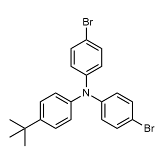 4,4'-Dibromo-4''-tert-butyltriphenylamine Chemical Structure