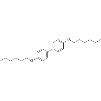 4,4'-Dihexyloxybiphenyl 化学構造