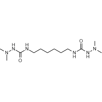 4,4'-Hexamethylenebis(1,1-dimethylsemicarbazide) 化学構造