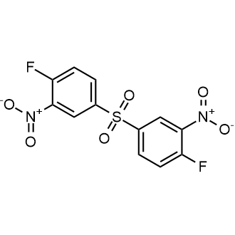 4,4'-Sulfonylbis(1-fluoro-2-nitrobenzene) التركيب الكيميائي