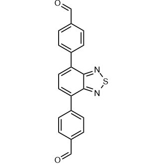 4,4-(Benzo[c][1,2,5]thiadiazole-4,7-diyl)dibenzaldehyde Chemical Structure