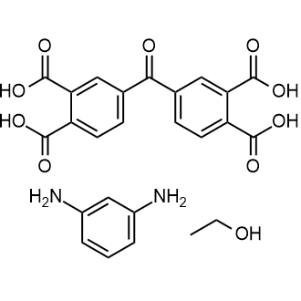 4,4′-Carbonylbis[(2-ethoxycarbonyl)benzoic acid], 1,3-phenylenediamine salt Chemical Structure