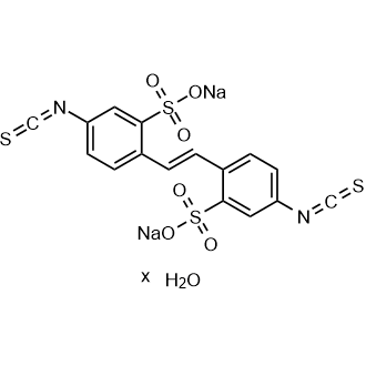 4,4′-Diisothiocyanatostilbene-2,2′-disulfonicaciddisodiumsalt Chemical Structure