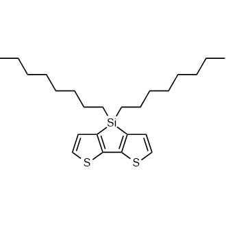 4,4-Di-n-octyldithieno-[3,2-b:2,3-d']silole Chemical Structure