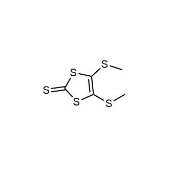 4,5-Bis(methylthio)-1,3-dithiole-2-thione التركيب الكيميائي