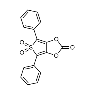 4,6-Diphenylthieno[3,4-d][1,3]dioxol-2-one 5,5-dioxide Chemical Structure