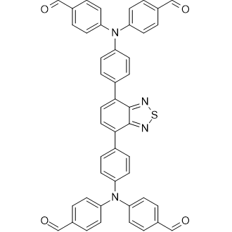 4,7-Bis{4-[n,n-bis(4-formylphenyl)amino]phenyl}-2,1,3-benzothiadiazole التركيب الكيميائي