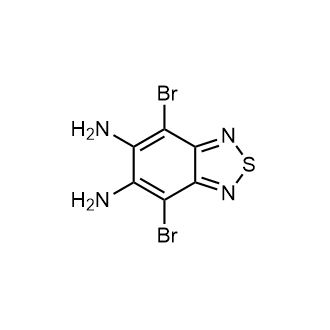 4,7-Dibromobenzo[c][1,2,5]thiadiazole-5,6-diamine Chemical Structure