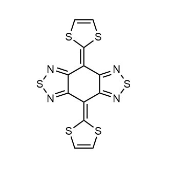 4,8-Bis(1,3-dithiol-2-ylidene)-4H,8H-benzo[1,2-c:4,5-c']bis[1,2,5]thiadiazole Chemical Structure