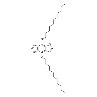 4,8-Bis(dodecyloxy)benzo[1,2-b:4,5-b']dithiophene Chemical Structure