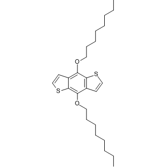 4,8-Bis(octyloxy)benzo[1,2-b:4,5-b']dithiophene التركيب الكيميائي