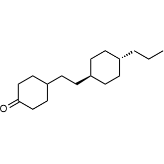 4-[2-(trans-4-Propylcyclohexyl)ethyl]cyclohexanone التركيب الكيميائي