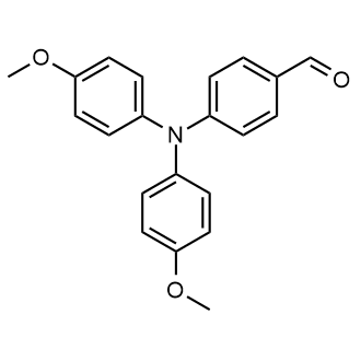 4-[Bis(4-methoxyphenyl)amino]benzaldehyde 化学構造