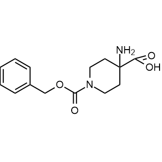 4-Amino-1-cbz-piperidine-4-carboxylic acid Chemische Struktur