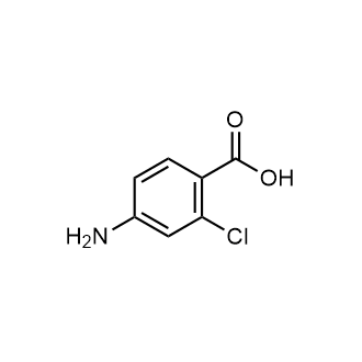 4-Amino-2-chlorobenzoic acid التركيب الكيميائي