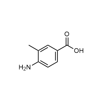 4-Amino-3-methylbenzoic acid 化学構造