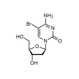 4-Amino-5-bromo-1-((2R,4S,5R)-4-hydroxy-5-(hydroxymethyl)tetrahydrofuran-2-yl)pyrimidin-2(1H)-one Chemical Structure