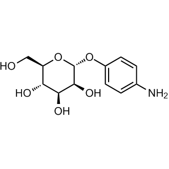 4-Aminophenyl alpha-D-mannopyranoside 化学構造