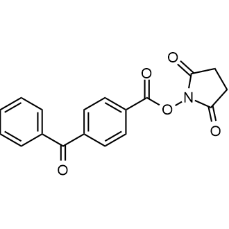 4-Benzoylbenzoic acid N-succinimidyl ester 化学構造