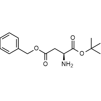 4-Benzyl 1-(tert-butyl) L-aspartate Chemische Struktur