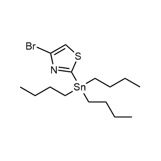 4-Bromo-2-(tributylstannyl)thiazole 化学構造