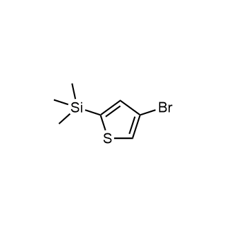 4-Bromo-2-(trimethylsilyl)-thiophene Chemische Struktur