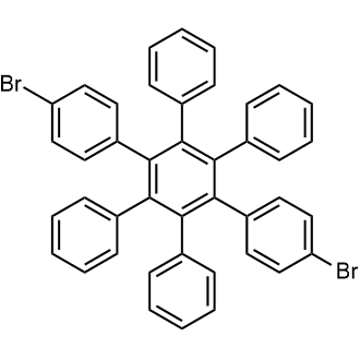 4-Bromo-4'-(4-bromophenyl)-3',5',6'-triphenyl-1,1':2',1''-terphenyl Chemical Structure