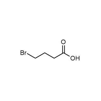 4-Bromobutanoic acid 化学構造