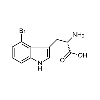 4-Bromo-L-tryptophan Chemical Structure