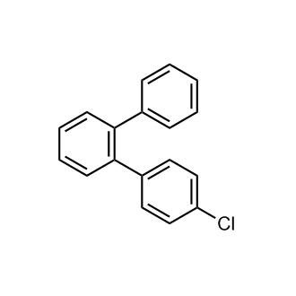 4-Chloro-1,1':2',1''-terphenyl Chemische Struktur